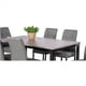thumbnail image 2 of Comedor Adra Gris 6 Sillas Tubular MOBILKRAFT Modelo Adra 6 Sillas Rectangular, Estilo Contemporáneo en Color Gris, 2 of 4