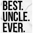 thumbnail image 2 of Best Uncle Ever Niece Nephew Men's Big & Tall Graphic Hoodie Brisco Brands 3X, 2 of 5