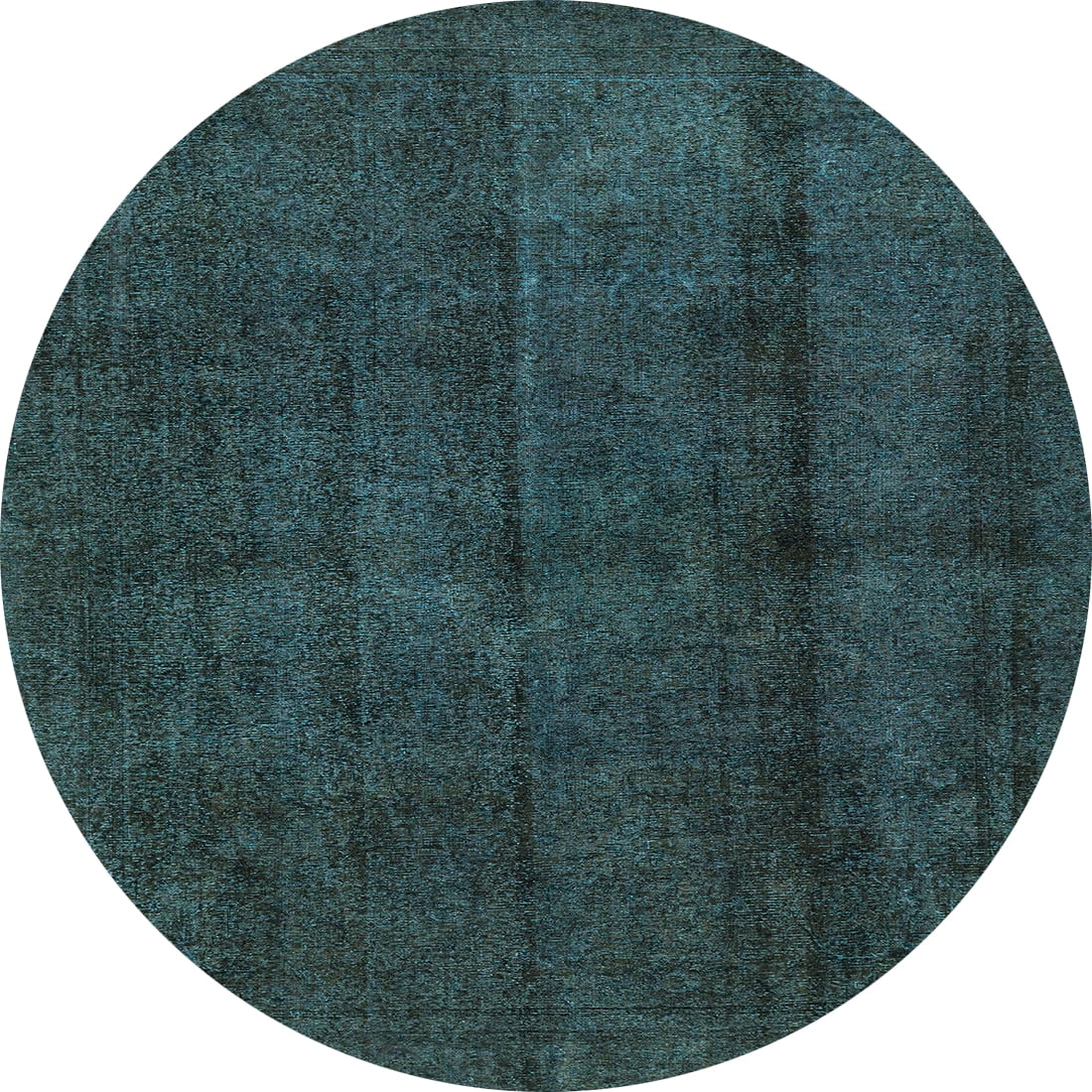 Ahgly Company Indoor Round Abstract Light Blue Modern Area Rugs, 5 ...