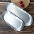 thumbnail image 6 of AURARMLET Grey Snack Plates 2-Pack, 8.9 x 3.3 Inch Serving Plates for Snacks and Appetizers, 6 of 8