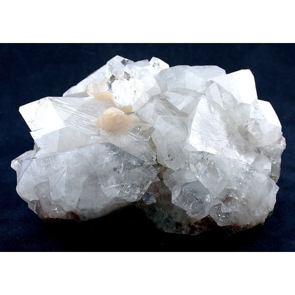 APOPHYLLITE STILBITE CRYSTAL 3 3/4 X 3 1/4 X 2 INCH SPECIMEN JALGAON INDIA