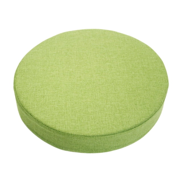 Cojín para silla, sofá, antideslizante, redondo, suave, extraíble, para jardín Verde