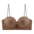 thumbnail image 2 of YueHuiYing Backless Strapless Push Up Bra for Women Thick Padded Sticky Underwired Bras Self Adhesive, 2 of 5