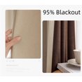 thumbnail image 1 of Cortinas para ventana de sala de estar de 310cm de altura, cortinas opacas para dormitorio, cortina oscura, tratamiento de ventana con aislamiento térmico, 90-95%, 1 of 4