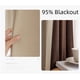 thumbnail image 1 of Cortinas para ventana de sala de estar de 310cm de altura, cortinas opacas para dormitorio, cortina oscura, tratamiento de ventana con aislamiento térmico, 90-95%, 1 of 4