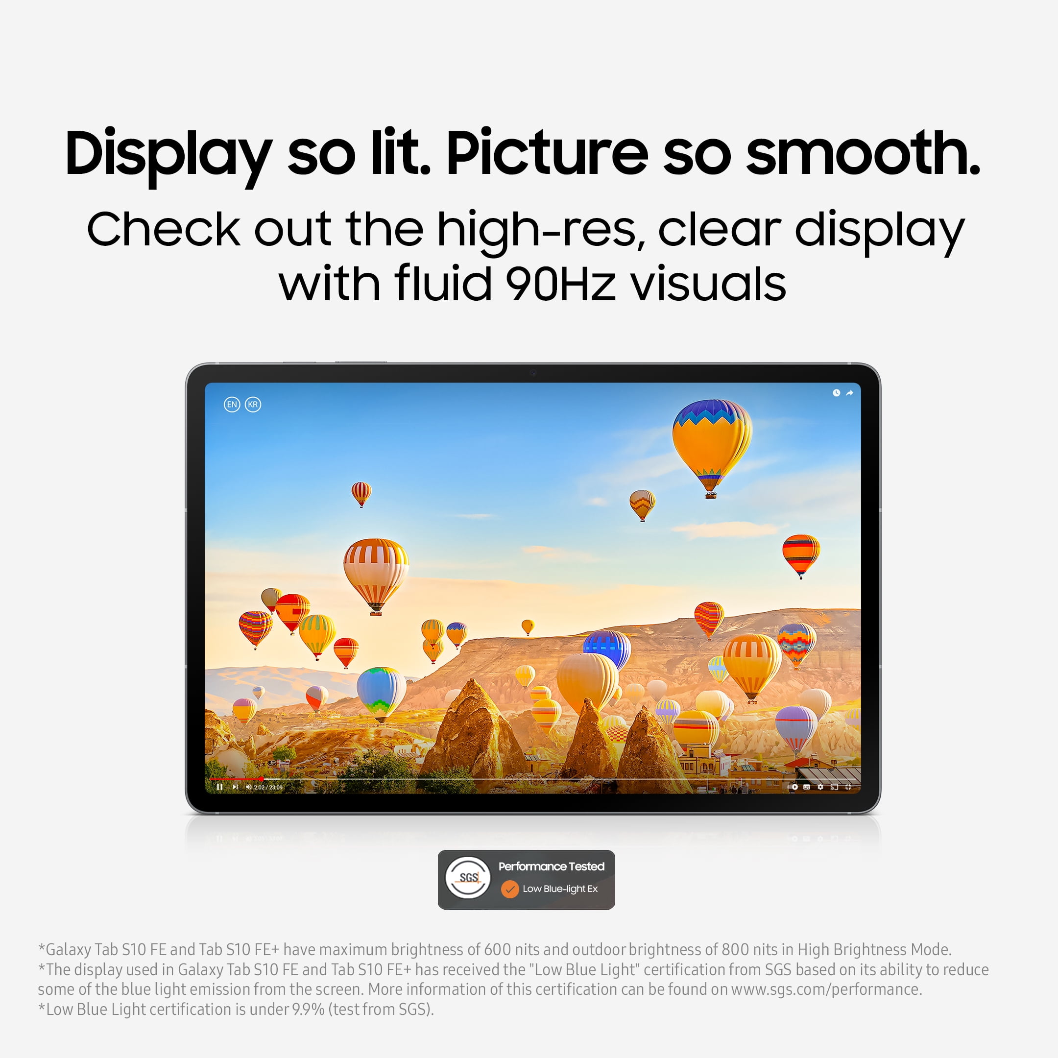 Samsung Galaxy Tab S10 FE+, 8GB+128GB, Light Blue