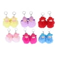 thumbnail image 1 of Keychain Fluffy Fur Doll,12 Pcs Sleeping Baby Key Ring Fluffy Ball Baby Sleeping Baby Pendant High-Precision Functionality, 1 of 8