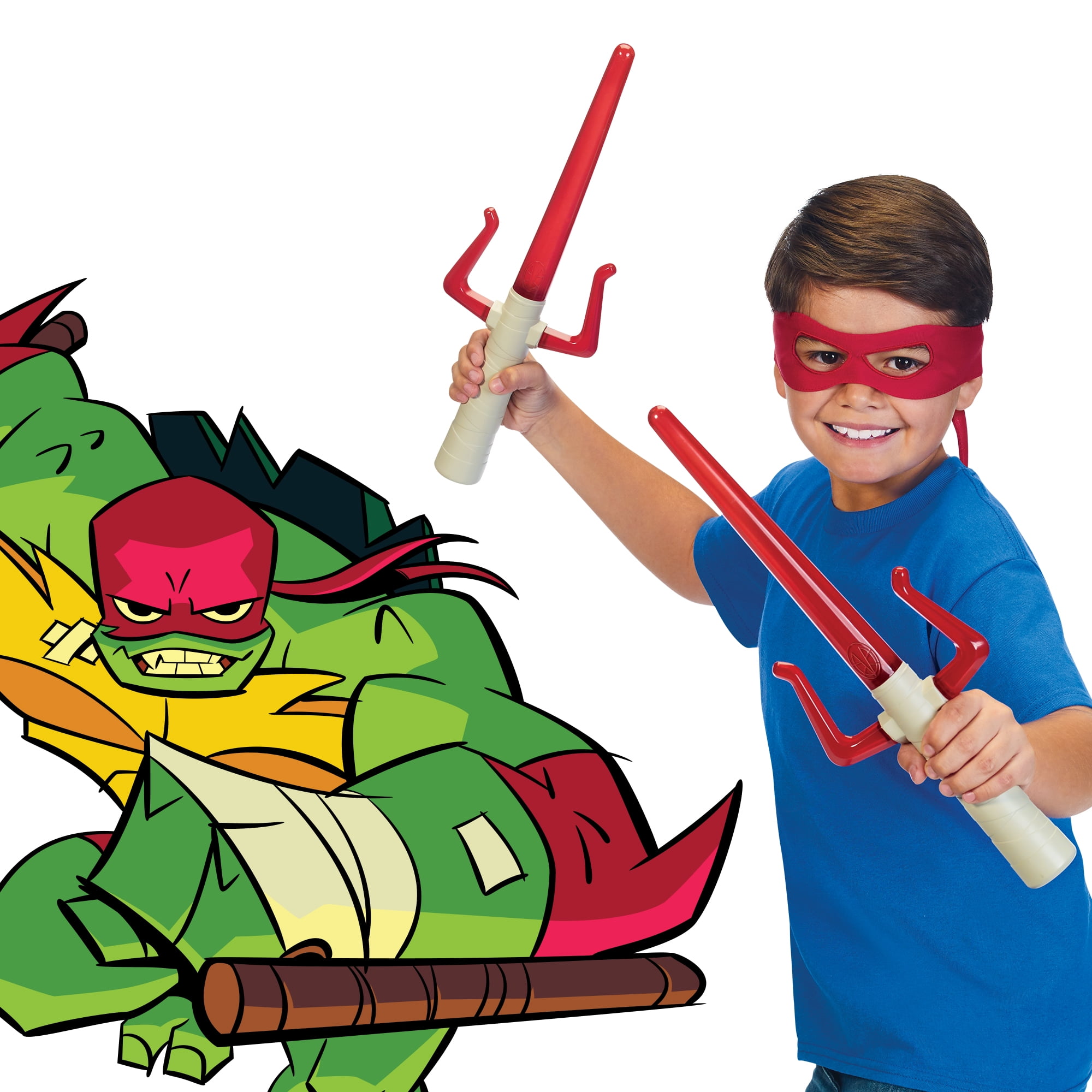 Rise Of The Teenage Mutant Ninja Turtles Raphael S Two Sais Walmart Com Walmart Com