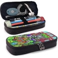 thumbnail image 2 of Plants VS Zombies Leather Pencil Case Big Capacity with Zipper Large Storage Pen Pencil Pouch Box Organizer Practical Bag Holder, 2 of 5