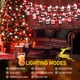 thumbnail image 4 of Guirnalda de luces navideñas KNONEW 123 m 1000 LED para exteriores, color rojo y blanco, 4 of 6