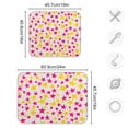 thumbnail image 4 of Yayeee Dish Drying Mat for Kitchen Counter 18"x24" Microfiber Absorbent Pad, Beige Stars, 4 of 7