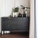 thumbnail image 5 of Roll Peel and Stick Wallpaper Adhesive Wallpaper Home Dormitory Wall Paper Sticker(Balck), 5 of 5