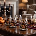 thumbnail image 6 of Halloween Wine Glasses, 15 Oz Stemless Wine Glasses, Halloween Party Drinking Glasses Clear Printed Glass Cup for Wine Cocktail Whiskey Holiday Home Party Use, 6 of 6
