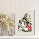 thumbnail image 2 of QISVANSET Easter Bunny Floral Eggs Canvas Wall Art 15.75x11.81 Inches, 2 of 5