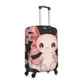 thumbnail image 3 of Uemuo Cute Axolotl Sakura Blossoms Printed Washable Luggage Cover - Fashion Suitcase Protector Fits 18-32 Inch Luggage -Medium, 3 of 9