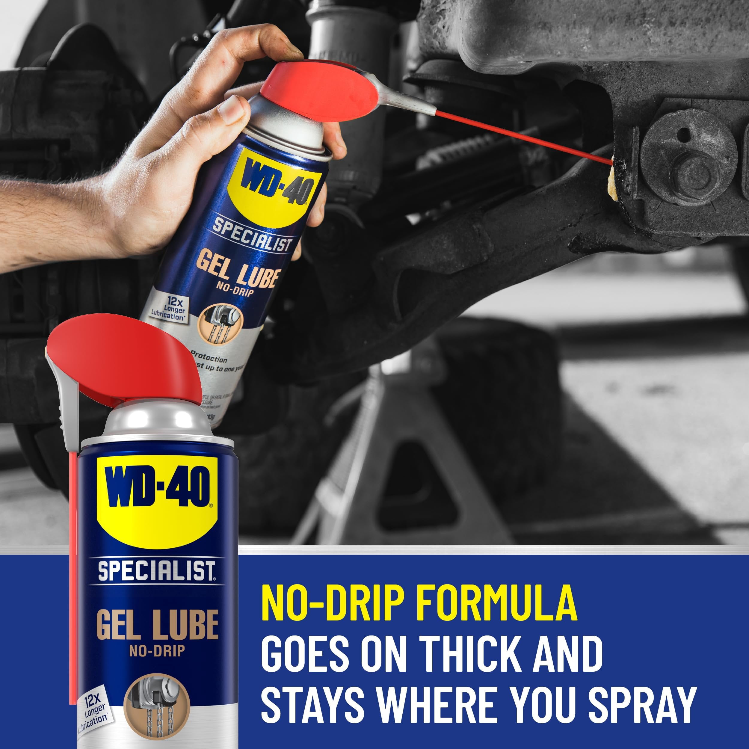 6-pack WD-40 Specialist Gel Lube with Smart Straw Sprays 2 Ways - Lubricant - 6 Pack, 10 oz — Residential Use, Standard Application