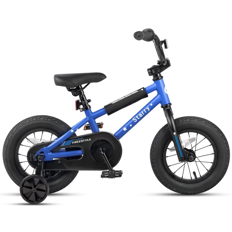 Glerc 12 Inch Little Kids Bike BMX Style Bicycle with Training