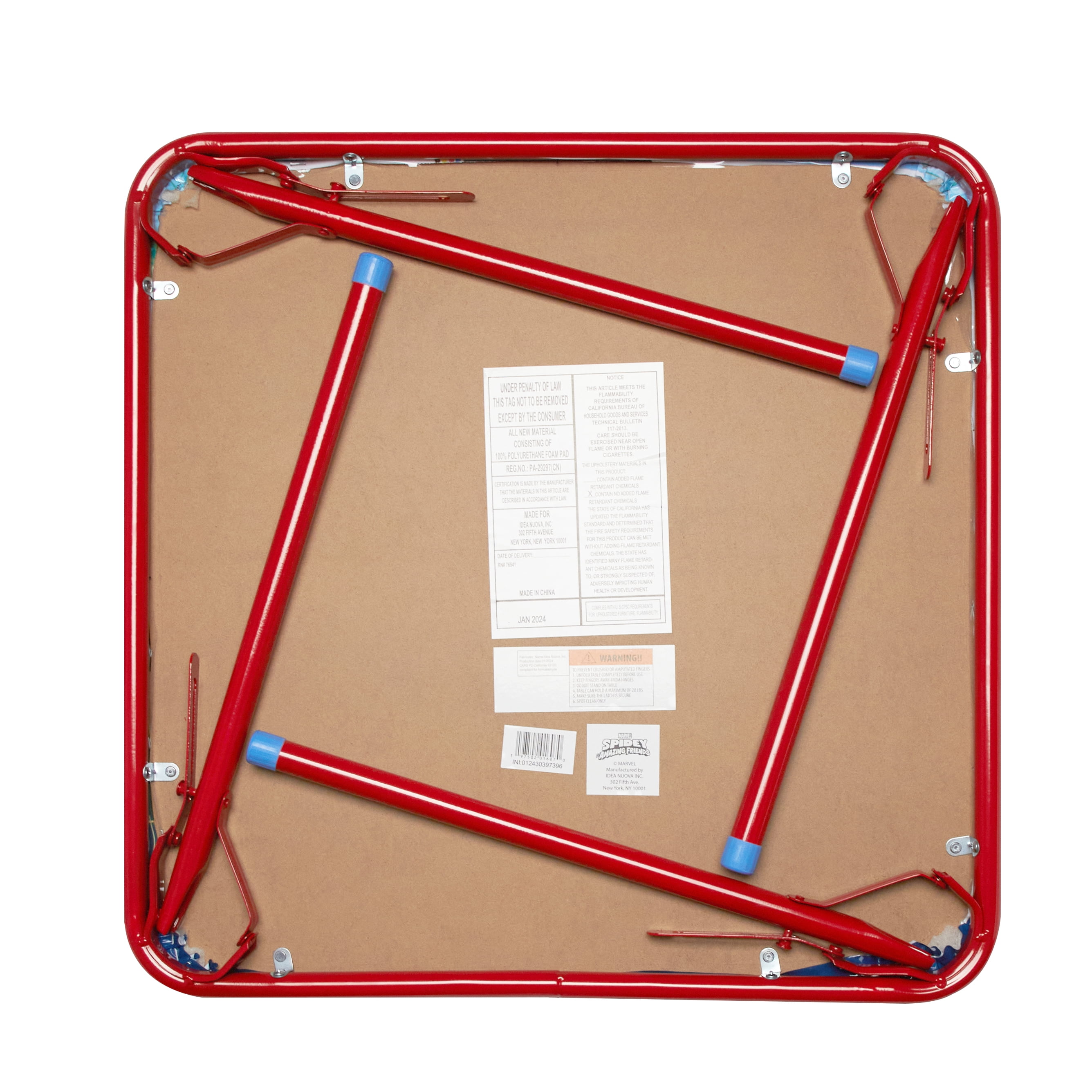 Spidey & Friends Kids 3-Piece Activity Table and Chair Set