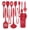 Red, variant on Kitchen Utensils Set-12 Pieces Silicone Cooking Utensils Set (Dishwasher Safe) 392°F Heat Resistant Spatula Set,Kitchen Utensil Set for Nonstick Cookware,Best Kitchen Tools with Holder