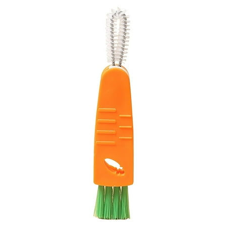 

YYNKM Cleaning Supplies Multifunctional Cup Cover Brush Cleaner Cup Brush Artifact Insulated Cup Carrot Three In One Slot Cleaning Brush Baby Bottle Brush on Clearance Deals