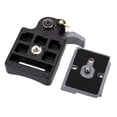 thumbnail image 2 of Camera 323 Quick Release Clamp Adapter + Quick Release Plate Compatible for Manfrotto 200PL-14 Compat Plate, 2 of 7