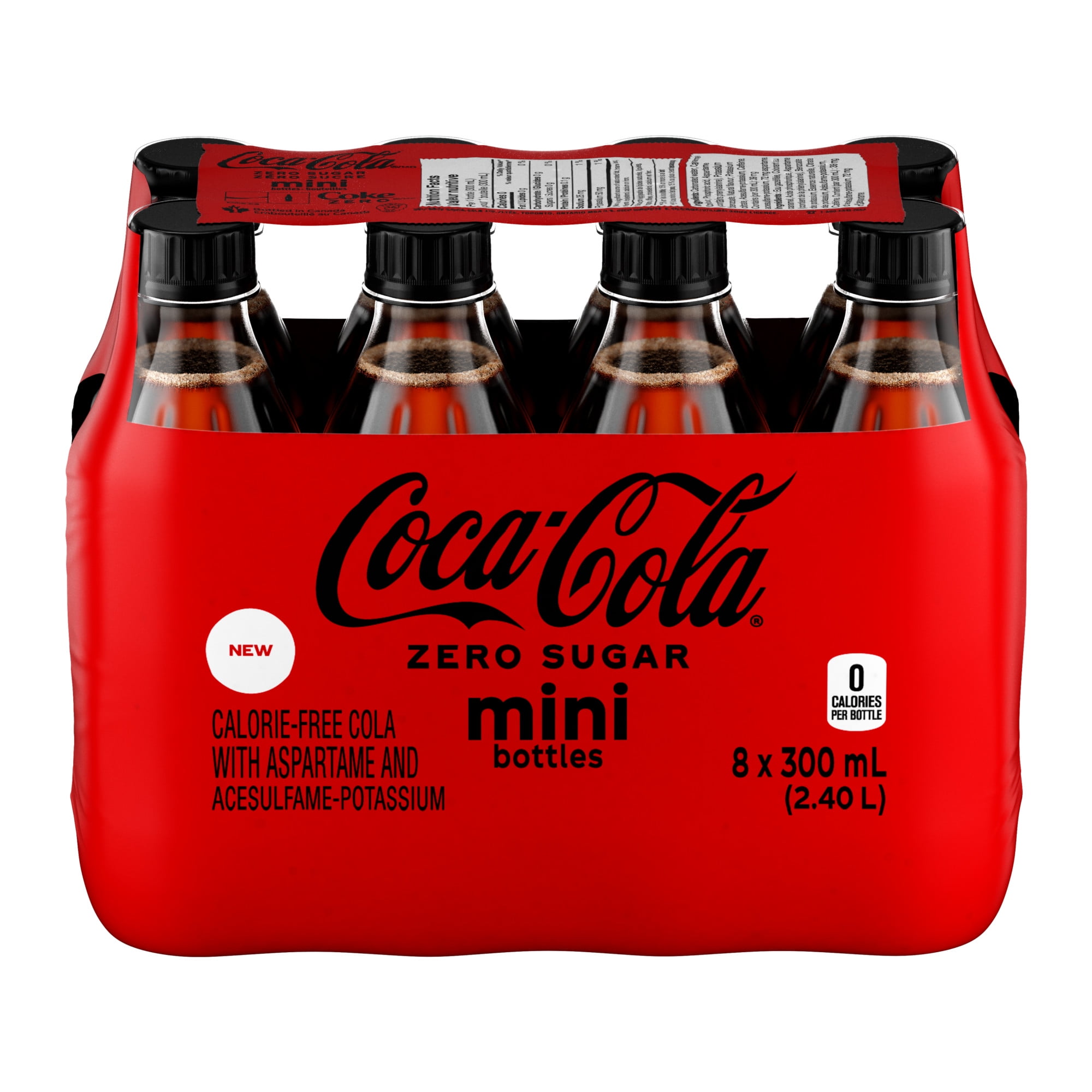 Coca-Cola Zero Sugar Bottles, 300 mL, 8 Pack, 300mLx8 - Walmart.ca
