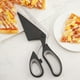 thumbnail image 1 of Tijeras para pizza, cortador de pizza con pala, hoja afilada de acero inoxidable de grado alimenticio y mango suave, tijeras de cocina multifuncionales 27CM, 1 of 2