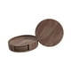 thumbnail image 5 of Posavasos para bebidas, almohadilla para taza, decoración del hogar, tapete aislante apilable para taza con soporte para color madera, 5 of 9