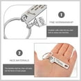 thumbnail image 2 of MasteelfCA Housewarming Gift New Home Key Chain Stainless Steel Key Ring for New Homeowner, 2 of 7