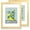 Gold, variant on 16x20 Frames Set of 2, Rustic Grey Wood Style - Display 16 x 20 Picture without Mat or 11x14 Picture with Mat, Wall Mounting Horizontal and Vertical