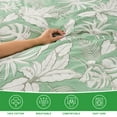 thumbnail image 5 of Gogreen 100% Cotton 3 Pieces Luxury Twin Duvet Cover Floral, Soft & Breathable Twin Bedding Sets, Pattern Twin Comfy Duvet Cover, with Zipper Closure, 5 of 10