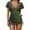Army Green, variant on purcolt Womens One Piece Swim Dress Ruffled Tummy Control Swimsuits Slimming Mesh Sheer Ruched Sarong Wraps Bathing Suit