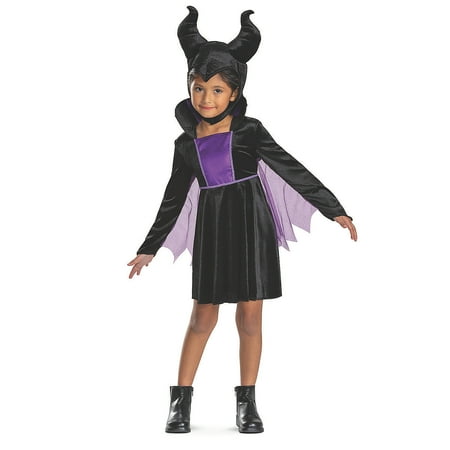 Disguise Toddler Girls Disney s Maleficent Classic Dress Costume - Size 2T - Black