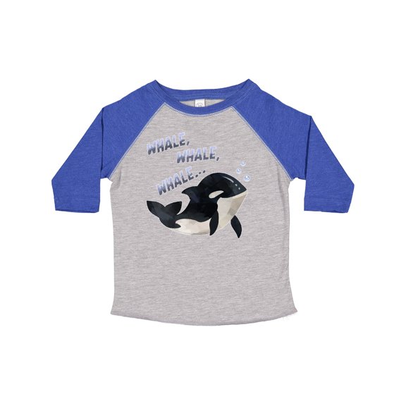Inktastic Whale, Whale, Whale Cute Orca Pun Boys or Girls Toddler T-Shirt