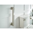 thumbnail image 2 of Moen Brushed Nickel Bathroom Safety 18-Inch Stainless Steel Traditional Bathroom Grab Bar, 2 of 6