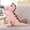 Pink, variant on QIPOPIQ Clearance Plush Toys Toys Soft Dinosaur Cute Doll Couple Dinosaur Doll Plush Toy