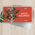 thumbnail image 2 of 1 Pcs 2D Flat License Plate Covers & Frames, Skull Wearing Witch For Decorative Front, Waterproof For Decoration Aluminum License Plate Covers & Frames Cover For Men Women, 12" X 6", 2 of 6