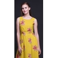 thumbnail image 3 of Bimba Robe Longue Sans Manches à Imprimé Floral pour Femmes Style Chic Maxi-Robe-X-Grand, 3 of 5