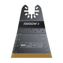 Arrow OSC206-1 Titanium Coated Oscillating Tool Saw Blades for Woodworking, Drywall, PVC, and Metal, Universal, Fits Most Multitools, 2-11/16 Inch