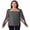 Dark Gray, variant on Port Shirts for Women Chemo Patients Dialysis Shirts with Arm Zipper Tear Away Long Sleeve Post Shoulder Surgery Shirt