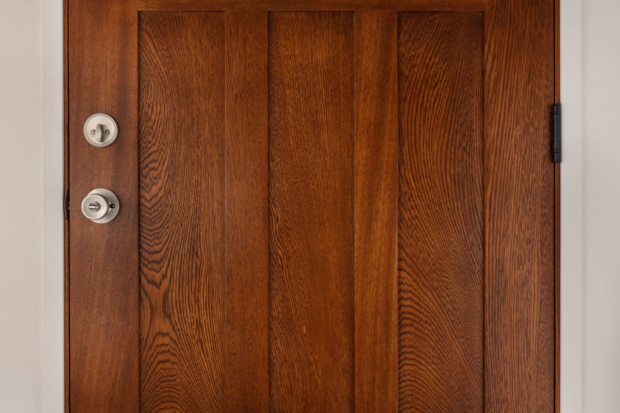 Hyper Tough Keyed Entry Tulip Style Doorknob and Deadbolt Combo pack, Stainless Steel Finish