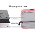thumbnail image 2 of KOMI 14" Waterproof Nylon Laptop Sleeve Case for Lenovo, HP, Dell, ASUS, Pink, 2 of 5