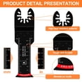 thumbnail image 4 of 149Pcs Oscillating Saw Blades High Carbon Steel Bi-Metal Oscillating Multitool Blades, 4 of 8