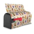 thumbnail image 2 of Daiia Dogs In Different Poses Mailbox Cover , Magnetic Welcome Mailbox Wraps Post Letter Box Cover for Garden Yard Home Decor-25.5x21 in, 2 of 7
