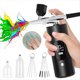 thumbnail image 5 of Aerógrafo para Uñas con Compresor, Portátil, para Pintar Pasteles, Manualidades, con Aerógrafo, Pulverizador., 5 of 5