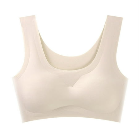 Ultra Thin Ice Silk Super Push Up Bra Bras for Women Comfy Plus Size Sports Bra Beauty Back Yoga Gym Medium Bra Running Workout Bra with Women Bra Set and Underwear Plus Removable Pads Light