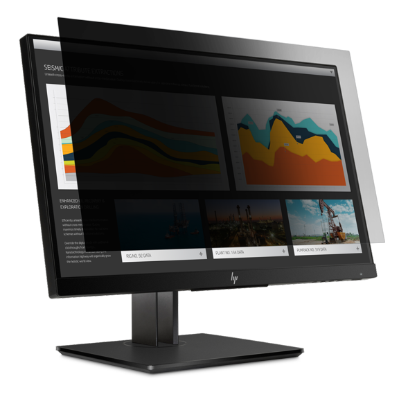 Targus 4Vu Privacy Screen for HP EliteDisplay E223 and HP Z22n G2, Landscape Clear (ast050glz)