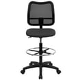 thumbnail image 2 of Mid-Back Gray Mesh Drafting Chair, 2 of 5