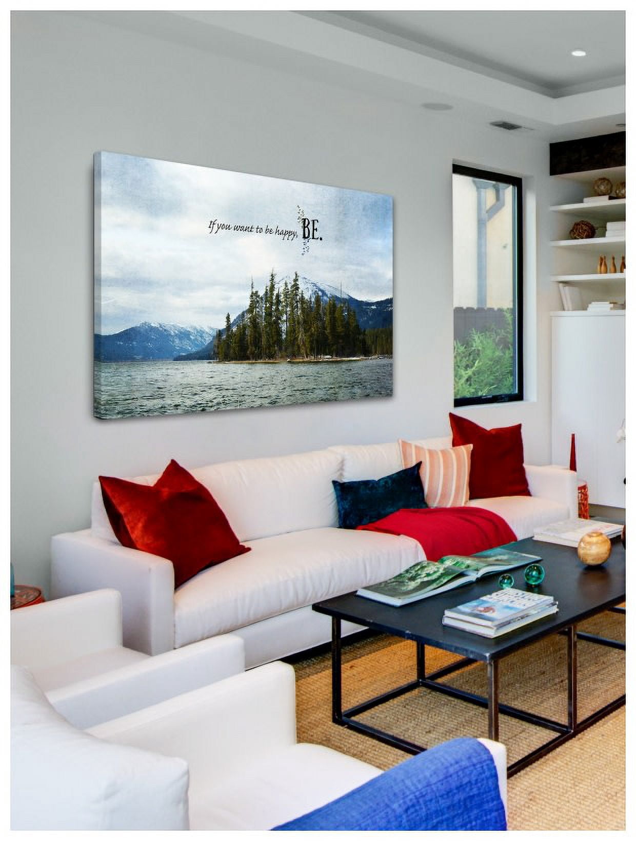 Marmont Hill "Be Text" by Robert Dickinson Painting Print on Canvas