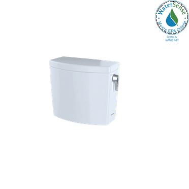 TOTO® Drake® II 1G® and Vespin® II 1G®, 1.0 GPF Toilet Tank with Right-Hand Trip Lever, Cotton White - ST453UR#01